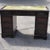 Green Pedestal Desk in Mahogany with Green Leather Top For Sale - Image 8 of 10