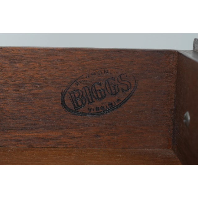 Biggs Mahogany Chippendale Style Carved Lowboy For Sale - Image 18 of 18
