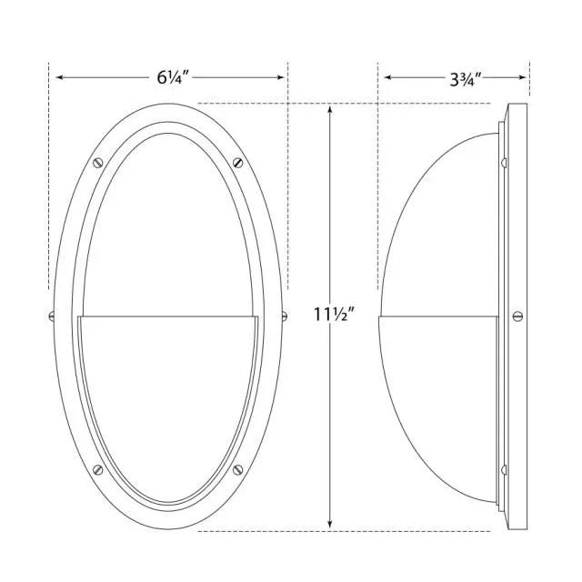 Visual Comfort Thomas O'Brien for Visual Comfort Signature Pelham Oval Light in Bronze with White Glass For Sale - Image 4 of 4