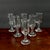 Libbey Glass Co. Vintage Libbey Embassy Cordial Footed Shoot Glasses 1 Oz Shooter With Straight Edges, 4" - Set of 6 For Sale - Image 4 of 6