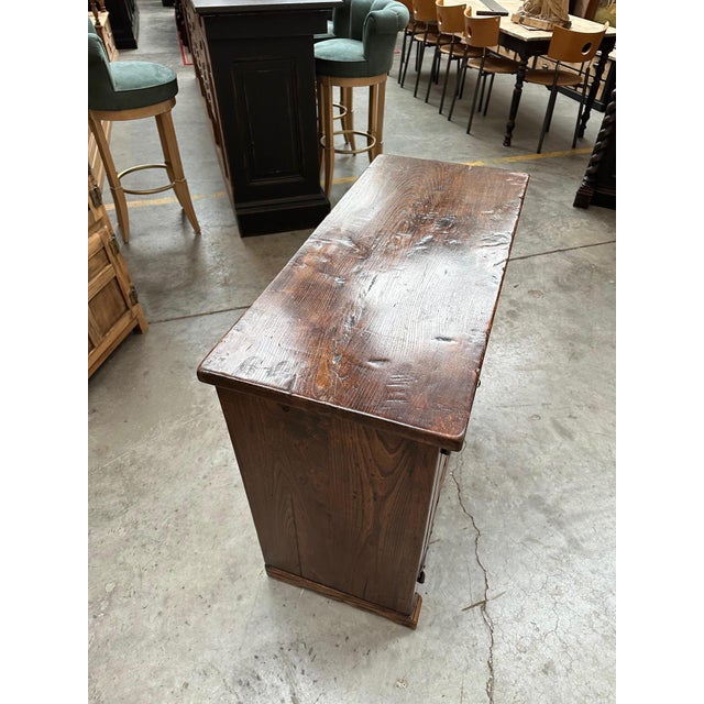 Brutalist Sideboard with Drawers, 1950s For Sale - Image 9 of 12