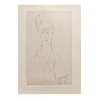 A. Modigliani, Lunia, Lithograph For Sale