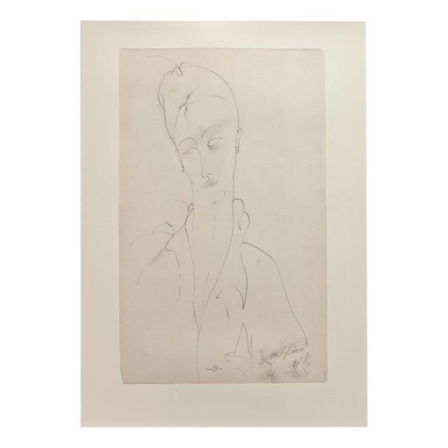 A. Modigliani, Lunia, Lithograph For Sale