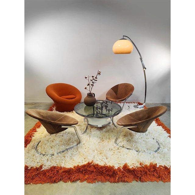 Hans Olsen Vintage Balloon Chairs by Hans Olsen for Lusch & Co, 1960s For Sale - Image 4 of 6