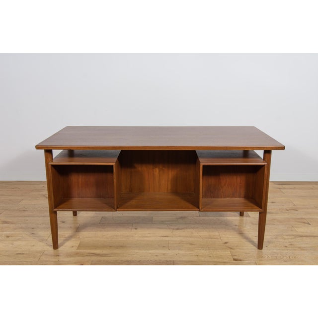 Mid-Century Freestanding Teak Desk by Arne Vodder for Sibast, 1960s For Sale - Image 10 of 18