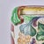 Enamelled Terracotta Vase with Floral Motifs For Sale - Image 3 of 7