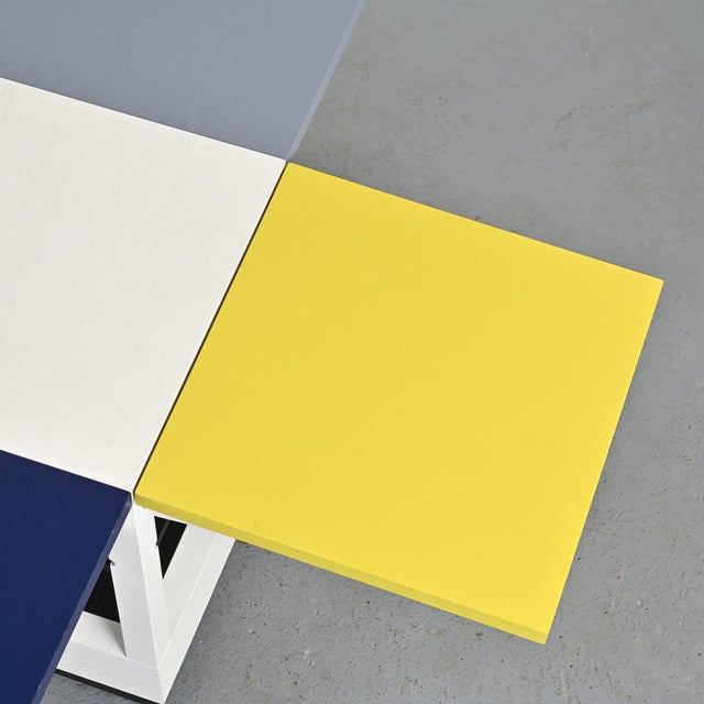 Blue Modular Square Coffee Table from Tecta, Germany, 2004 For Sale - Image 8 of 15