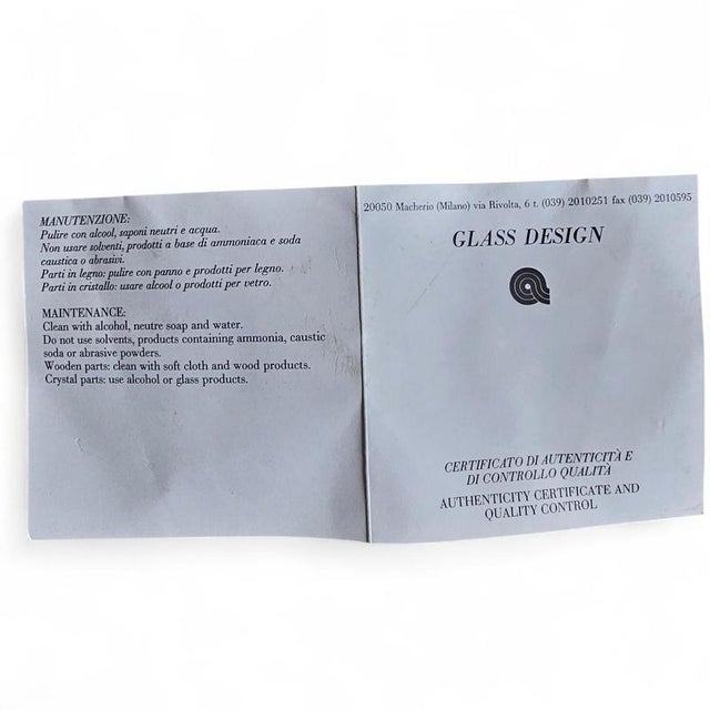 Brown Cosmos Mirror by Nanda Vigo For Sale - Image 8 of 9