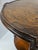 Burlwood Veneer Round Side Table With Drink Tray For Sale - Image 10 of 10