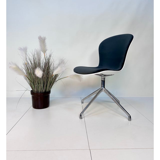 Early 21st Century Early Edition Model Adelaide Swivel Desk Chair with Chromed Base by Hendrik Pedersen for BoConcept, Denmark, 2015 For Sale - Image 5 of 15
