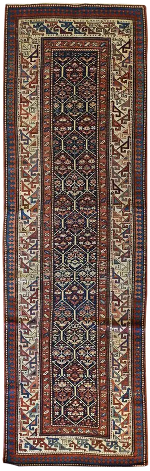 Late 19th Century Caucasian Shirvan Runner 3'2" x 10'3"