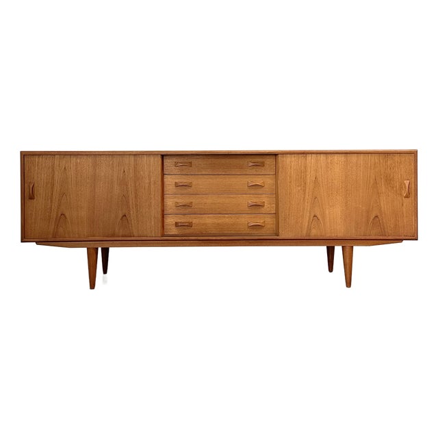 Mid-Century Teak Sideboard from Clausen & Son, Denmark, 1960s For Sale