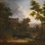 Antique landscape with figures from the 17th century. Oil on canvas painting depicting a splendid Flemish landscape that...