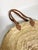 20th Century Bohemian Rattan and Leather Bag, France For Sale - Image 6 of 13