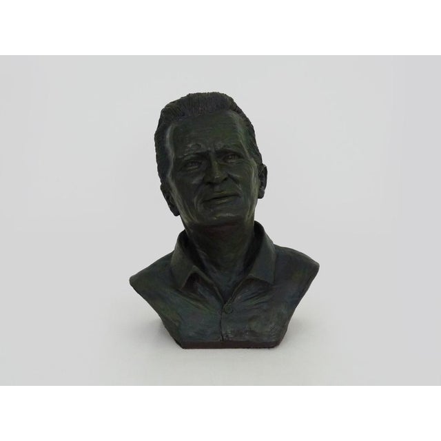 J. Pignol, Bust of Marcel Pagnol, 1970s, Terracotta For Sale - Image 10 of 10