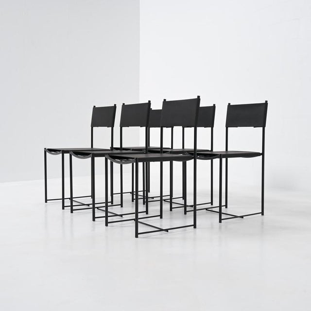 Spaghetti Chairs by G. Belotti for Alias, 1970s, Set of 6 For Sale - Image 15 of 18