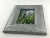Contemporary Heavy Silver Tone Carved Abstract Photo Frame With Stand For Sale - Image 3 of 9