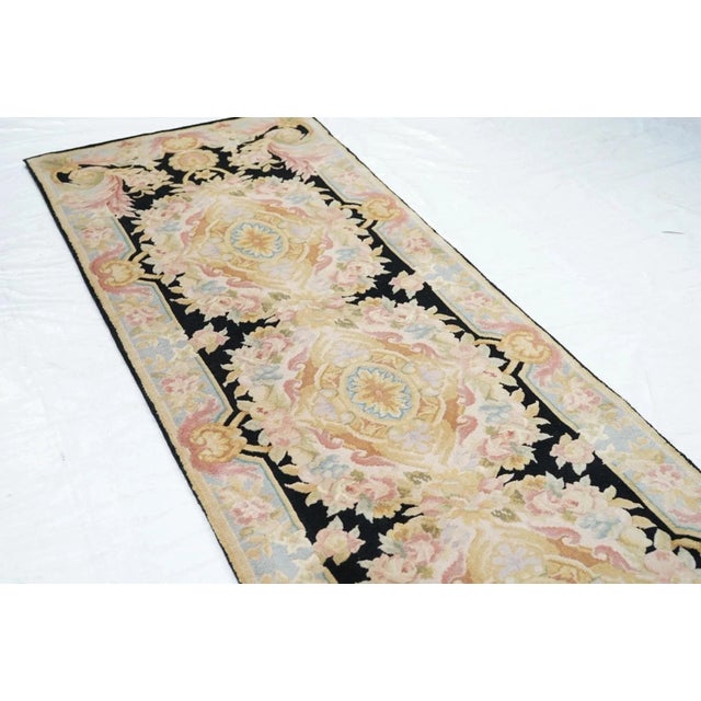 Textile Savonnerie Runner 2'6'' x 8' For Sale - Image 7 of 12