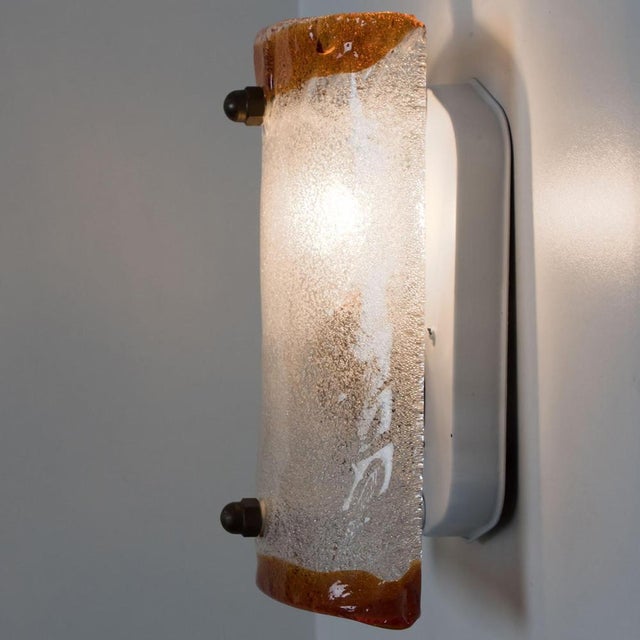 Rectangular Wall Light from Mazzega, 1960s For Sale - Image 3 of 12
