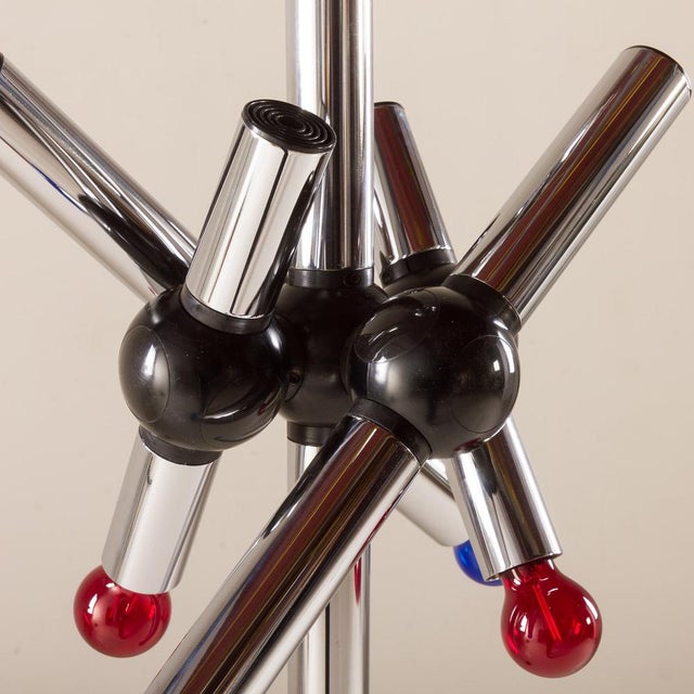 Space Age Chandelier from Targetti Sankey, Italy, 1970s For Sale - Image 9 of 11
