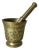 Brass Pestle and Mortar, 1890s, Set of 2 For Sale