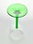Cristal D’Arques “Emerald” Green Stem Hock Rhine Wine Glasses - Set of 11 For Sale In Dallas - Image 6 of 6
