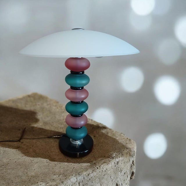 Antique Murano Glass Table Lamp, 1890s For Sale - Image 3 of 8
