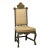 18th Century Hand Carved Italian Rococo Painted and Parcel Gilt Side Chair For Sale