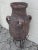 Moroccan 1950s Vintage Brown Moroccan Jar / Vase, Iron Base Included For Sale - Image 3 of 8