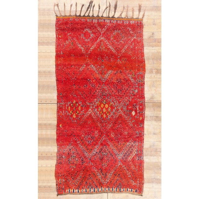 Vintage Beni M'Guild Moroccan Rug, 05'08 X 11'05 For Sale - Image 10 of 10
