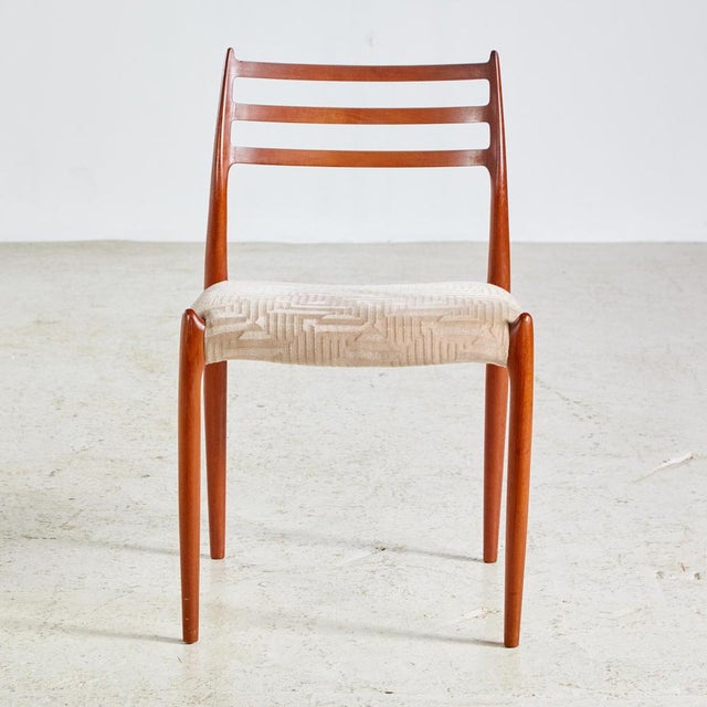 1960s Teak Model 78 Dining Chair by Niels O. Møller for J.L. Møllers, 1960s, Set of 4 For Sale - Image 5 of 10