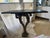 Mid Century Hollywood Regency Palm Console Table in Serge Roche Style For Sale - Image 12 of 15