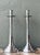 Mid-Century Modern Vintage Stepped Base Chrome Candlesticks For Sale - Image 3 of 12