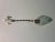 Antique White Antique Mop Sterling Fleur De Lis Caviar Spoon For Sale - Image 8 of 8