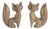 Modern Fox Figurine (Set of 2) For Sale