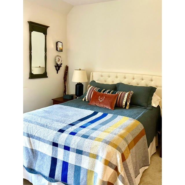 Pendleton Woolen Mills Oslo Evening Wool Blanket-King Size For Sale - Image 15 of 15