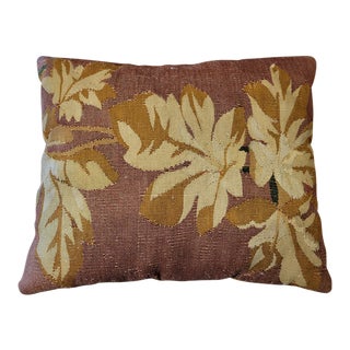 Vintage Velvet & Tapestry Pillow For Sale