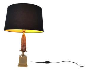 Vintage French Corn Table Lamp, 1970s
