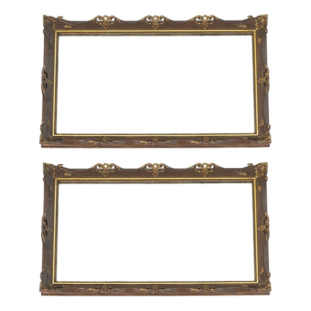 Antique Portuguese Wall Mirrors, 1800s, Set of 2 For Sale