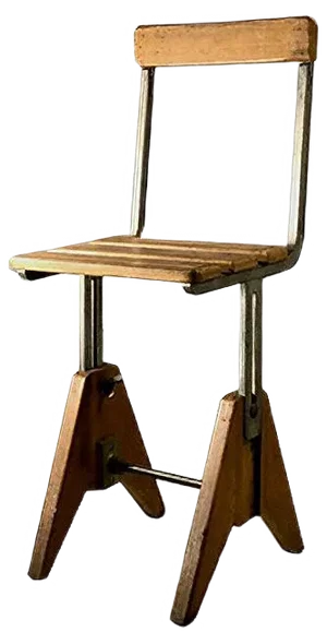 French Industrial Workshop Chair, 1960s