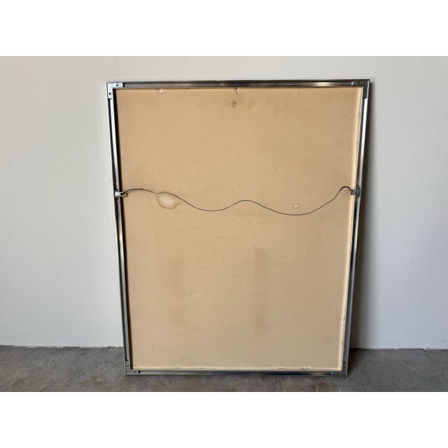 1982 Vintage Expressionist Abstract Watercolor Painting by Yamill For Sale - Image 12 of 12