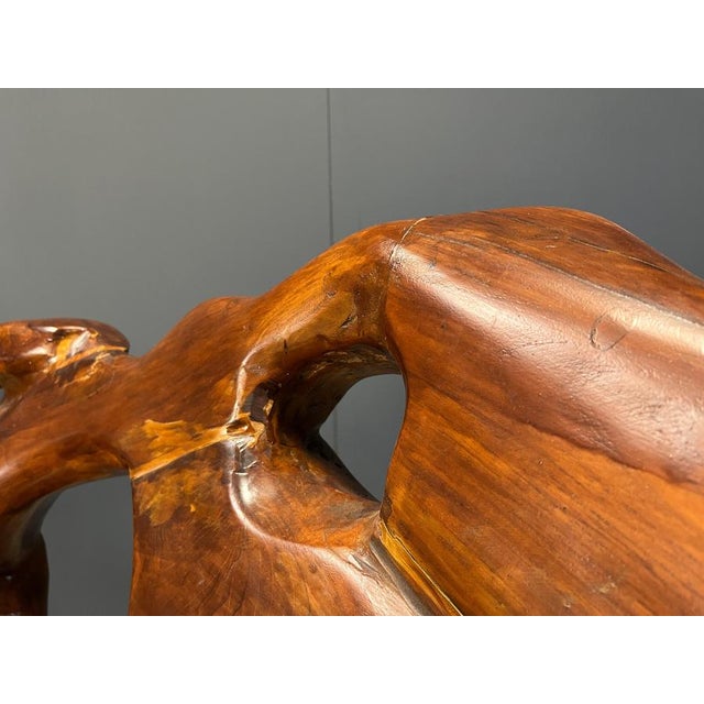 Large Olive Tree Root Chairs, 1960s, Set of 5 For Sale - Image 6 of 18