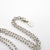 This vintage sterling silver open link chain has a great length and substantial presence on the neck. It consists of open...