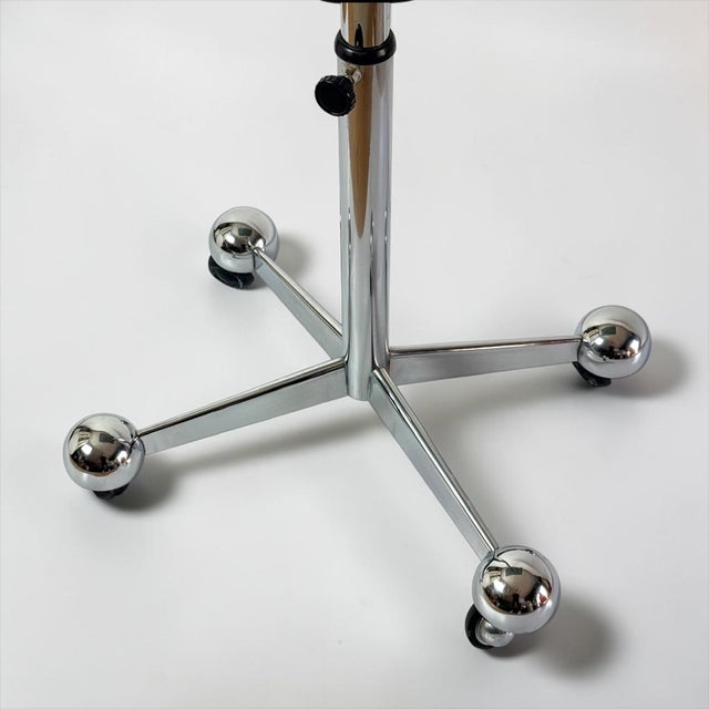 1970s Adjustable Chrome Table from Allegri Parma, Italy, 1970s For Sale - Image 5 of 11