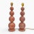 1990s Italian Modern Red Travertine Sphere Lamps, 1990s, Set of 2 For Sale - Image 5 of 9