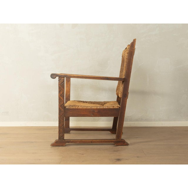 Brutalist Vintage Brutalist Wooden Armchair For Sale - Image 3 of 8