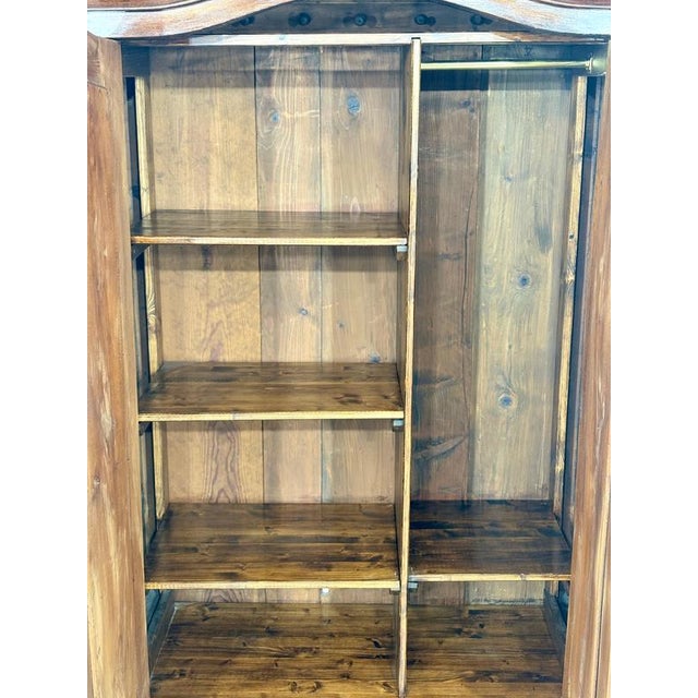 Antique Wardrobe in Oak, 1880 For Sale - Image 3 of 11