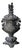 Antique Florentine Vase in Hand-Embossed Bronze, 19th Century For Sale