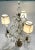 Early 20th Century French Girandoles 3-Light Candelabra With Crystal Adornments For Sale - Image 9 of 12