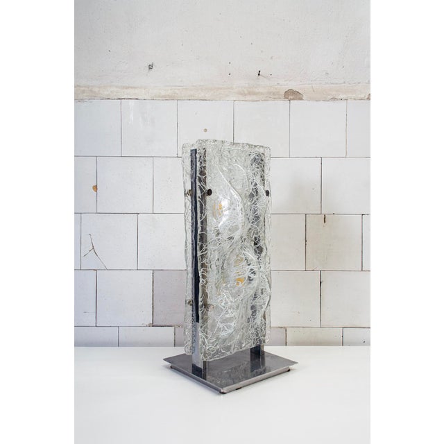 Metal Table Lamp by Toni Zuccheri for Mazzega, Italy, 1970s For Sale - Image 7 of 7